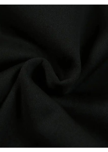 24 Kasım Öğretmenler Günü Baskılı Bisiklet Yaka Oversize Siyah Sweatshirt