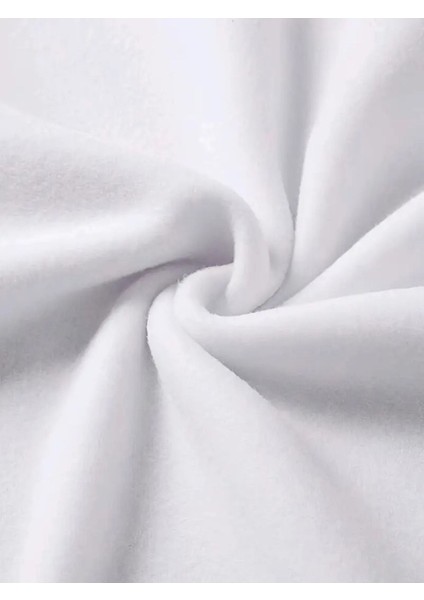 10 Kasım Atatürk Baskılı Bisiklet Yaka Oversize Siyah Beyaz Sweatshirt