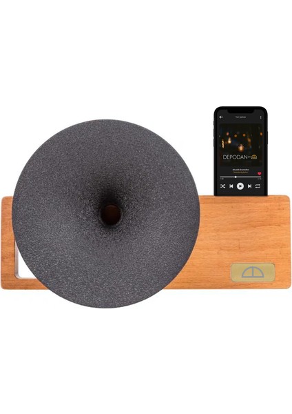 Muse Açık Ceviz Akustik Gramofon