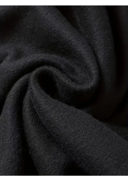 10 Kasım Atatürk Baskılı Bisiklet Yaka Oversize Siyah Beyaz Sweatshirt