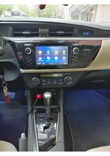 Toyota Corolla Uyumlu Necvox Navigasyon DVD USB Bluetooth Kamera