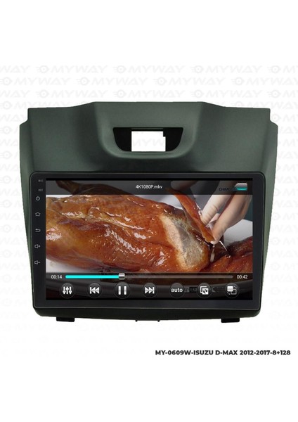 Isuzu D-Max Android 12 Multimedya Carplay 4gb RAM+64GB HDD Navigasyon Ekran