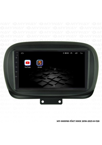 Fiat 500X Android 12 Multimedya Carplay 4gb RAM+64GB HDD Navigasyon Ekran indirimleri