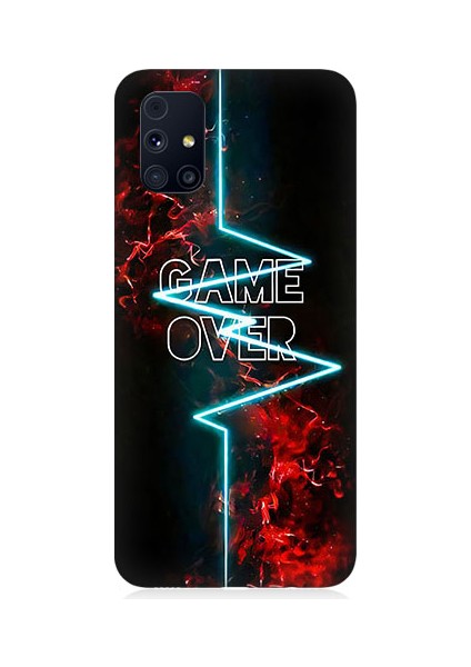 Samsung Galaxy M31S Uyumlu Oyun Bitti Desenli Silikon Kılıf