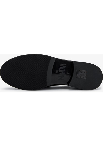 Kadın Siyah/bej Loafer Ayakkabı 1058 01 Bn Ayk SK24-25 Sıyah/bej