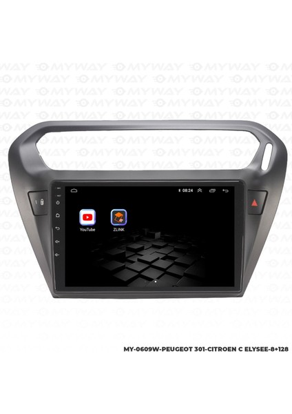 Peugeot 301 Android Carplay Navigasyon Multimedya Ekran-8gb Ram indirimleri