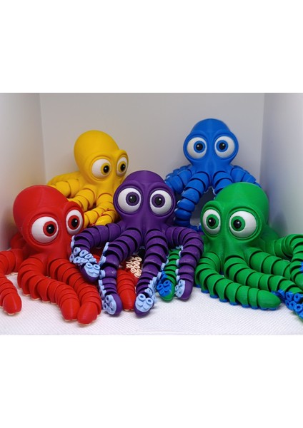 Oyuncak Ahtapot (Büyük) Hareketli 20X20X6 cm 1 Adet fırsatları