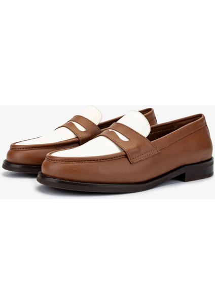 Kadın Taba Loafer Ayakkabı 1058 01 Bn Ayk SK24-25 Taba/bej