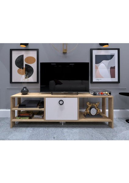 Albero Novel Tv Ünitesi 150 cm Safirmeşe-Beyaz