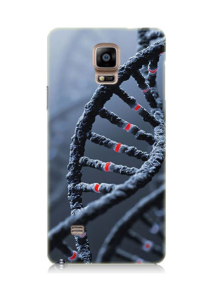 Samsung Galaxy Note 4 Uyumlu Dna Sarmalı Desenli Silikon Kılıf