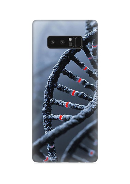 Samsung Galaxy Note 8 Uyumlu Dna Sarmalı Desenli Silikon Kılıf
