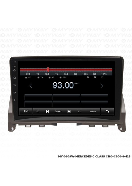 Mercedes C Class C180-C200 Android Carplay Navigasyon Multimedya Ekran-8gb Ram fırsatları