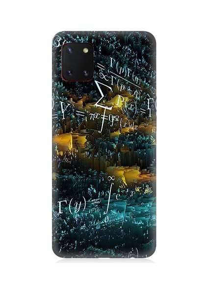 Samsung Galaxy Note 10 Lite Uyumlu Matematik Formülleri Desenli Silikon Kılıf