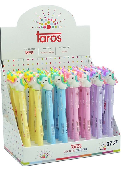 Unıck Color Versatil Kalem Unıcorn Yandan Basmalı 6737-1 Adet