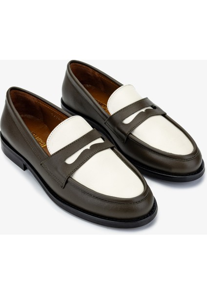 Kadın Bej Loafer Ayakkabı 1058 01 Bn Ayk SK24-25 Hakı/bej fiyatları