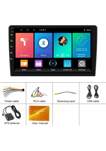 CK-920 2/32GB Android Tek Din 9''inch Oto Araba Multimedya Teyp Car Play-Usb-Gps-Wifi Kamera fırsatları