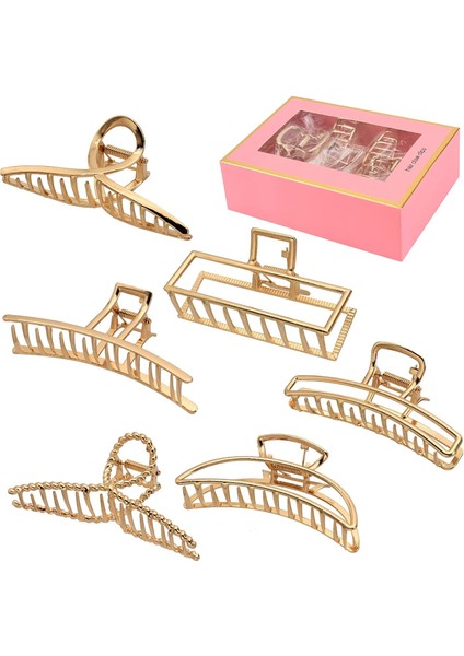 Büyük Metal Saç Klipleri Paketi Kadınlar Için 4 Inç Mükemmel Kelepçe Saç Klipleri ve Ince Saç Modelleri Güçlü Tutuşlu Saçlar Moda Saç Aksesuarları (Yurt Dışından) fiyatları