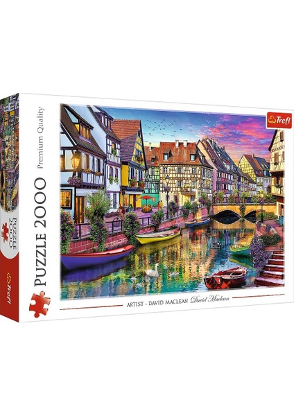 TR27118 2000 Parça Yetişkinler ve 12 Yaş Üzeri Çocuklar Için Üstün Kalite Puzzle, Çok Renkli, Colmar Fransa