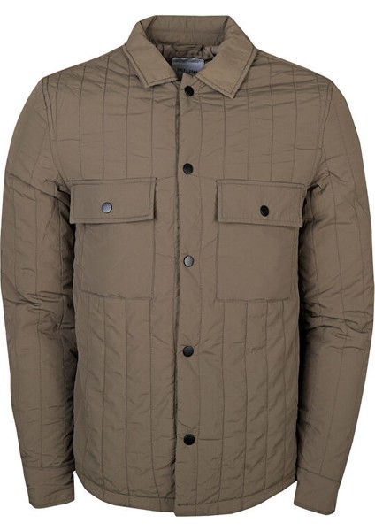 Onsjack Quilted Jacket Otw Erkek Günlük Mont 22030317-BUNGEE-CORD Kahverengi