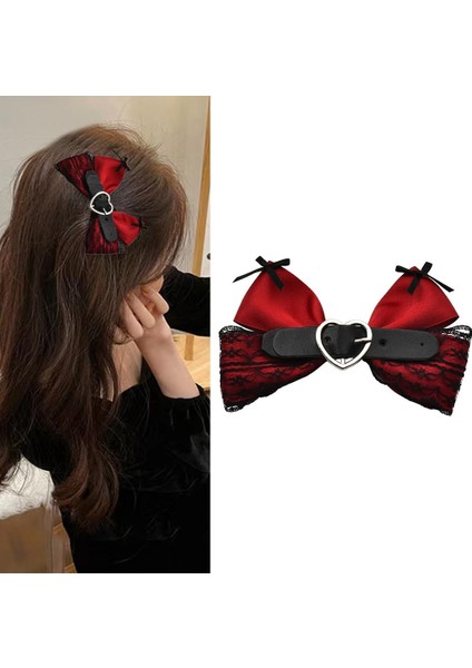 Kadınlar Kızlar Için Cadılar Bayramı Yaylar Siyah Gotik Saç Klipler Yay Dekorasyon Büyük Saç Klipler Tatil Cadılar Bayramı Partisi Kalın Saçlar Için Yay Saç Klipler (Yurt Dışından)