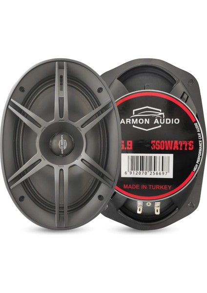 Carmon Audio CA6.9-360WMAX-120WRMS Kaliteli-Profesyonel Yerli Üretim Oval Midrange