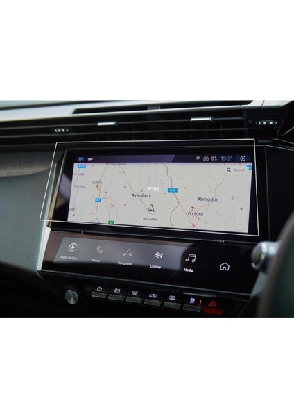 Peugeot 308 10 Inç Mat Ekran Koruyucu Multimedya Şeffaf