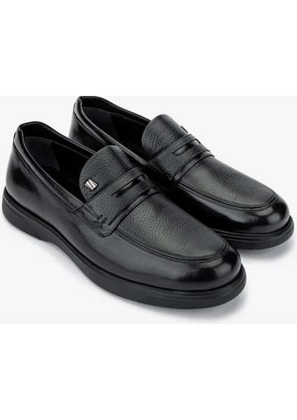 Erkek Deri Siyah Floter Loafer Ayakkabı 1047 554 Erk Ayk SK24-25 Sıyah Fltr fiyatları