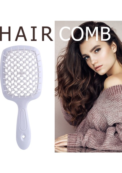 Siyah Kırmızı 1 Adet Kaık Şekil Tarak Örgü Tarak Geniş Diş Hava Yastığı Tarak Masaj Anti-Statik Saç Fırçası Salon Saç Bakımı Şekillendirici Aracı (Yurt Dışından) fırsatları