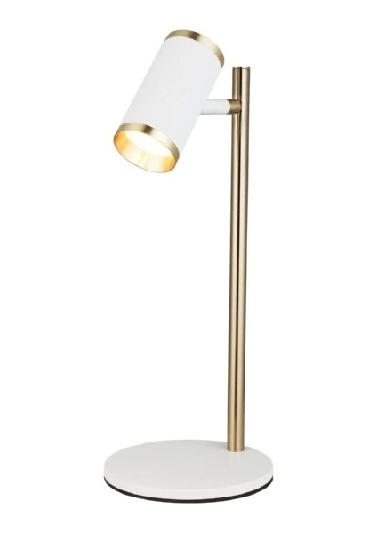 Lume Beyaz-Antık Lak Masa Lambası 1XGU10