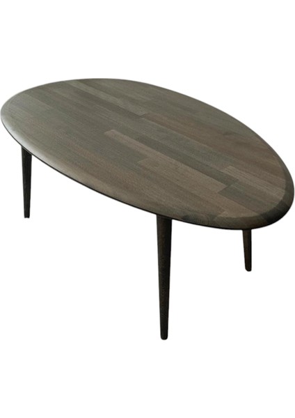 Asimetrik Oval Masif Ahşap Orta Sehpa fiyatları