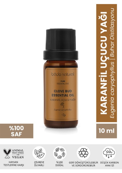 Bade Natural Karanfil Uçucu Yağı %100 Saf 10 ml