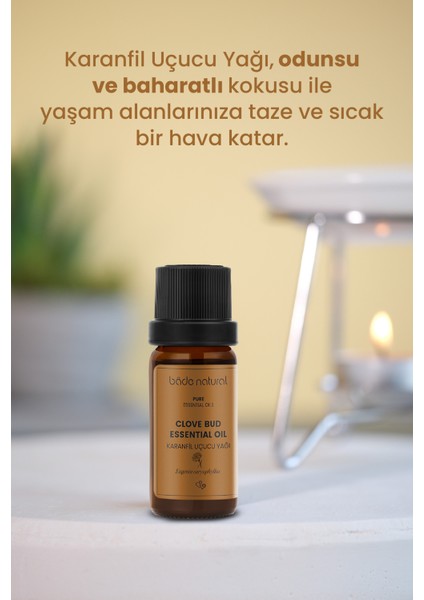 Bade Natural Karanfil Uçucu Yağı %100 Saf 10 ml