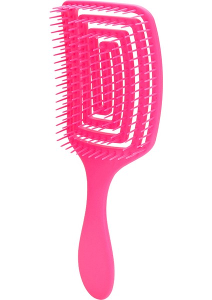 Pembe Dolaşık Açıcı Fırça Kıvırcık Saç Derisi Masaj Tarak Kadınlar Için Islak Kıvırcık Detangle Saç Fırçası Salon Kuaförlük Şekillendirici Araçları (Yurt Dışından)