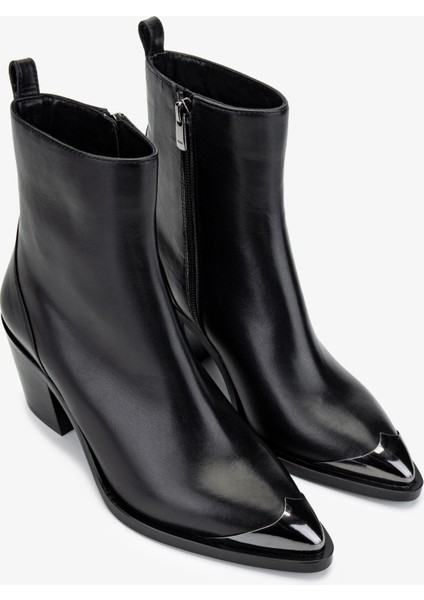 Kadın Deri Siyah Deri Casual Bot 1046 22204 Bn Bot SK24-25 Sıyah Dr fiyatları