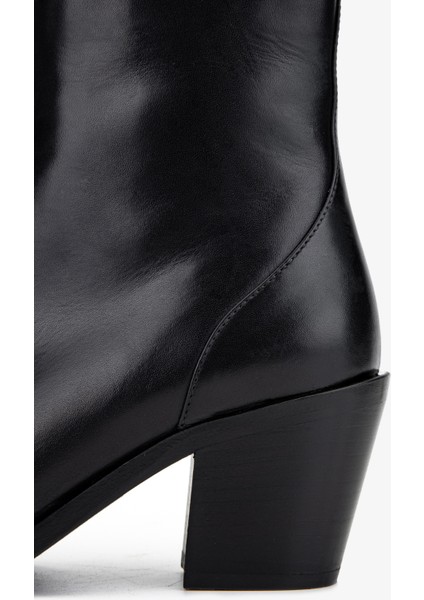 Kadın Deri Siyah Deri Casual Bot 1046 22204 Bn Bot SK24-25 Sıyah Dr indirimleri