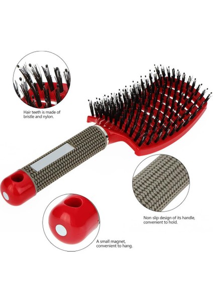 Gül Saç Saç Fırçası Sihirli Saç Tarak Saç Fırçası Kıl Naylon Kadın Salon Kuaförlük Şekillendirici Araçları Için Islak Kıvırcık Detangle Saç Fırçası (Yurt Dışından) fiyatları