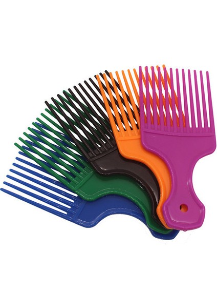 540-RANDOM-1PC 1 Parça Geniş Diş Fırçası Seçim Tarak Çatal Saç Fırçası Ekleme Saç Alma Tarak Plastik Dişli Tarak Kıvırcık Afro Saç Şekillendirici Araçları (Yurt Dışından)