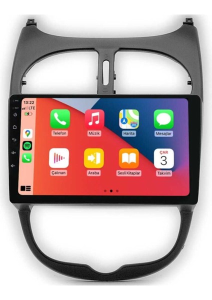 Pejo 206 Uyumlu Android Gerçek 2/32 Car-Play Multimedya Kamera modelleri