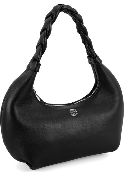 Maritza Siyah Kadın Deri Omuz Çantası modelleri