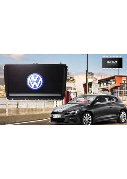 Volkswagen Scirocco Android Multimedya Teyp Wifi Gps 2gb Ram