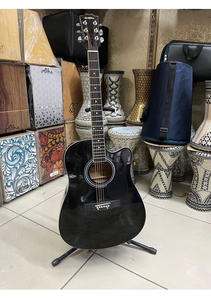 Elektro Akustik Gitar-Siyah fiyatları