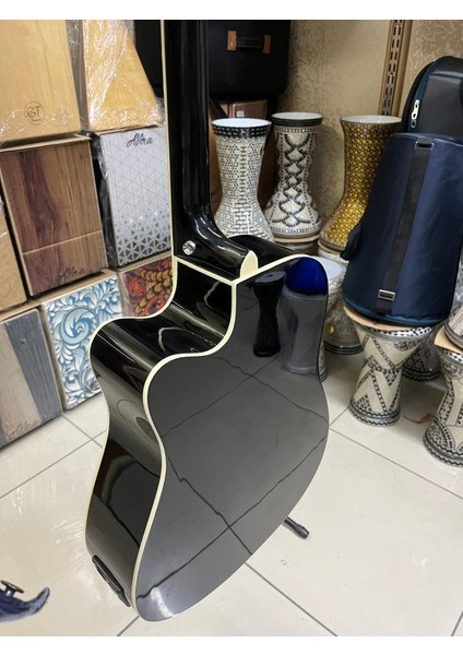 Elektro Akustik Gitar-Siyah indirimleri