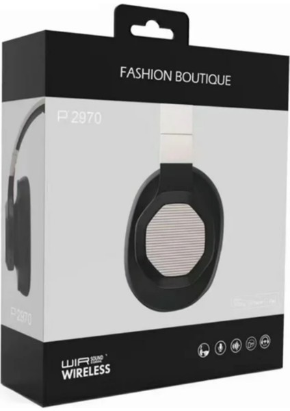 P2970 Kulak Üstü Kulaklık Kablosuz Bluetooth Kulaklık Müzik Kulaklıkları