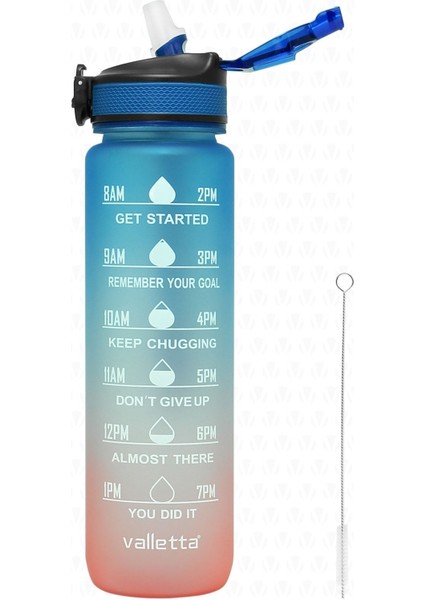 Fofana Bpa Içermez Motivasyonel Su Matarası 900 Ml Mavi Su Matara fiyatları