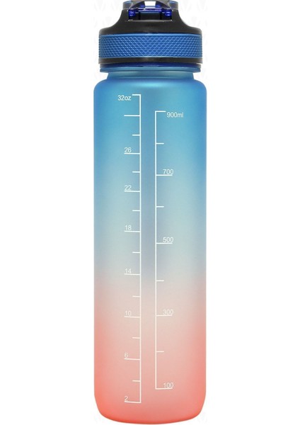 Fofana Bpa Içermez Motivasyonel Su Matarası 900 Ml Mavi Su Matara fırsatları