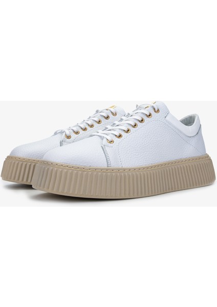 Erkek Hakiki Deri Beyaz Sneakers & Spor Ayakkabı 352 21169 Erk Ayk SK24-25 Beyaz Fltr fırsatları