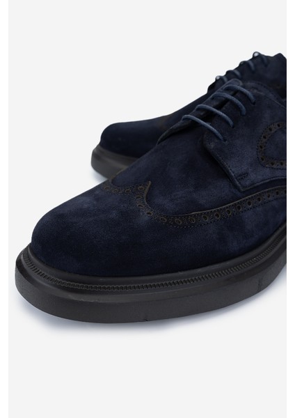 Erkek Deri Lacivert Süet Casual Ayakkabı 183 30462 Erk Ayk SK24-25 Lacı Suet fırsatları