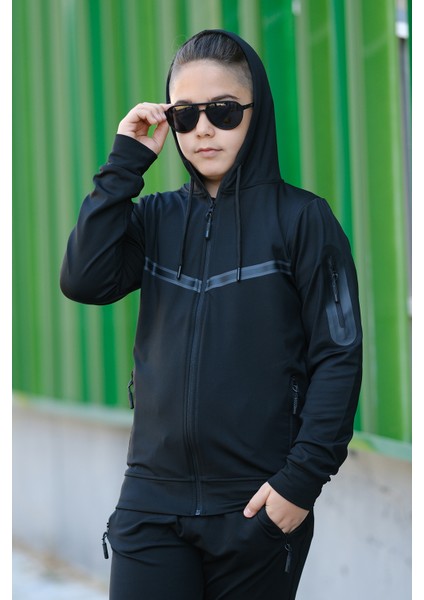 Erkek Çocuk Dalgıç Kumaş Eşofman Takımı ESF.0060 modelleri