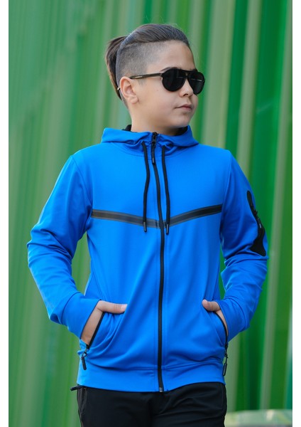 Erkek Çocuk Dalgıç Kumaş Eşofman Takımı ESF.0060