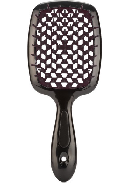 Siyah-Siyah 1 Adet Karışık Saç Tarak Masaj Tarak Oymak Islak Kıvırcık Saç Fırçaları Berber Tarak Salon Saç Şekillendirici Araçları (Yurt Dışından)